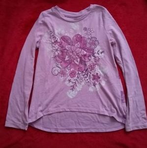 Mudd Long Sleeve T-shirt Girls Size 6 Purple Lace